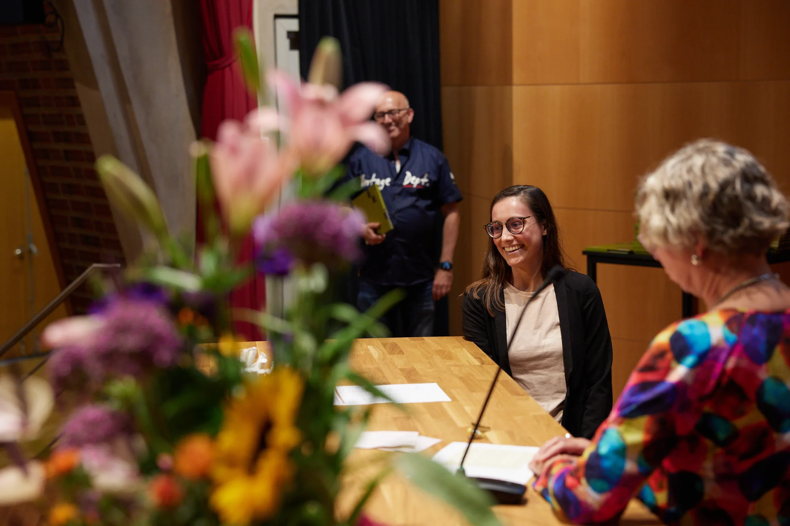 Receiving my bachelor’s degree at The Hague University
